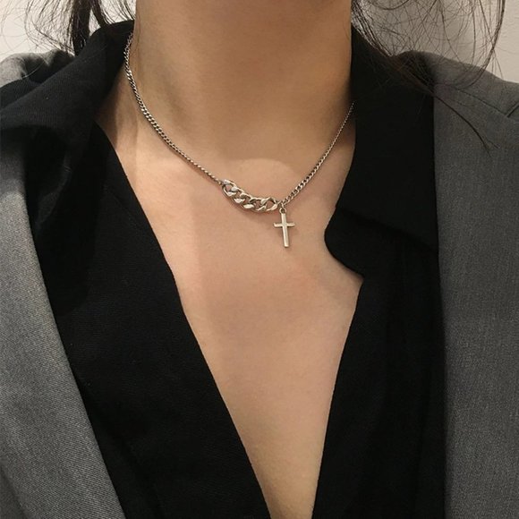 *NEW 925 Sterling Silver Vintage Cross Necklace - Picture 12 of 16